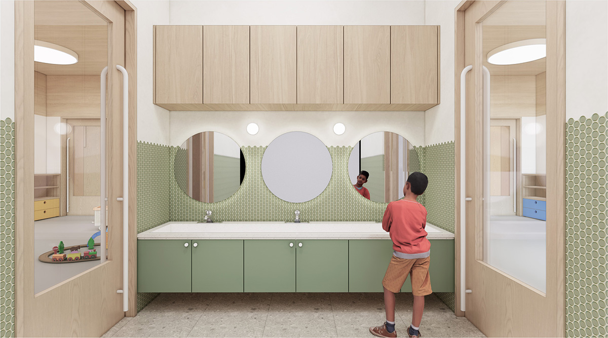 직장어린이집 화장실공간 디자인설계